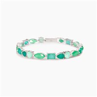 Pulsera Mabina Mujer Santorini in Plata Cristallo artificiale 533946-17 - 533946-18